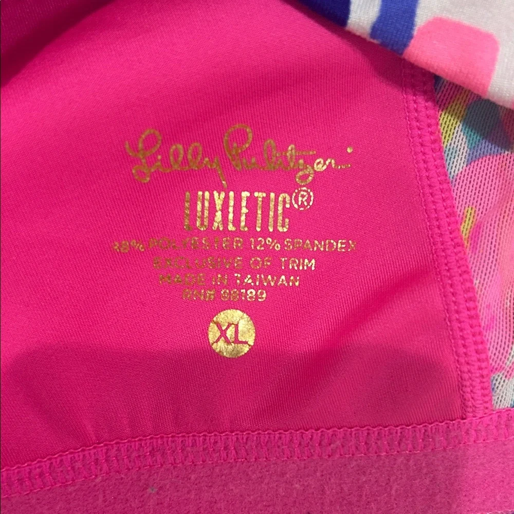 Lilly Pulitzer Pink Multi Floral Rochelle weekender Leggings Set - Picture 5 of 16
